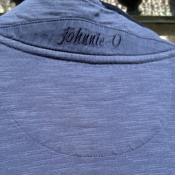 Johnnie-O Keane quarter zip pullover Large blue - Picture 4 of 16
